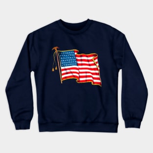 American Flag Crewneck Sweatshirt